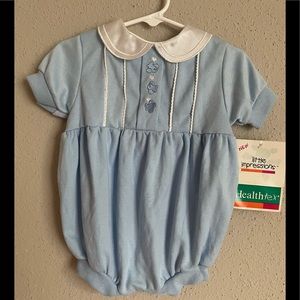 NWT Vintage Healthtex Baby Boy Romper